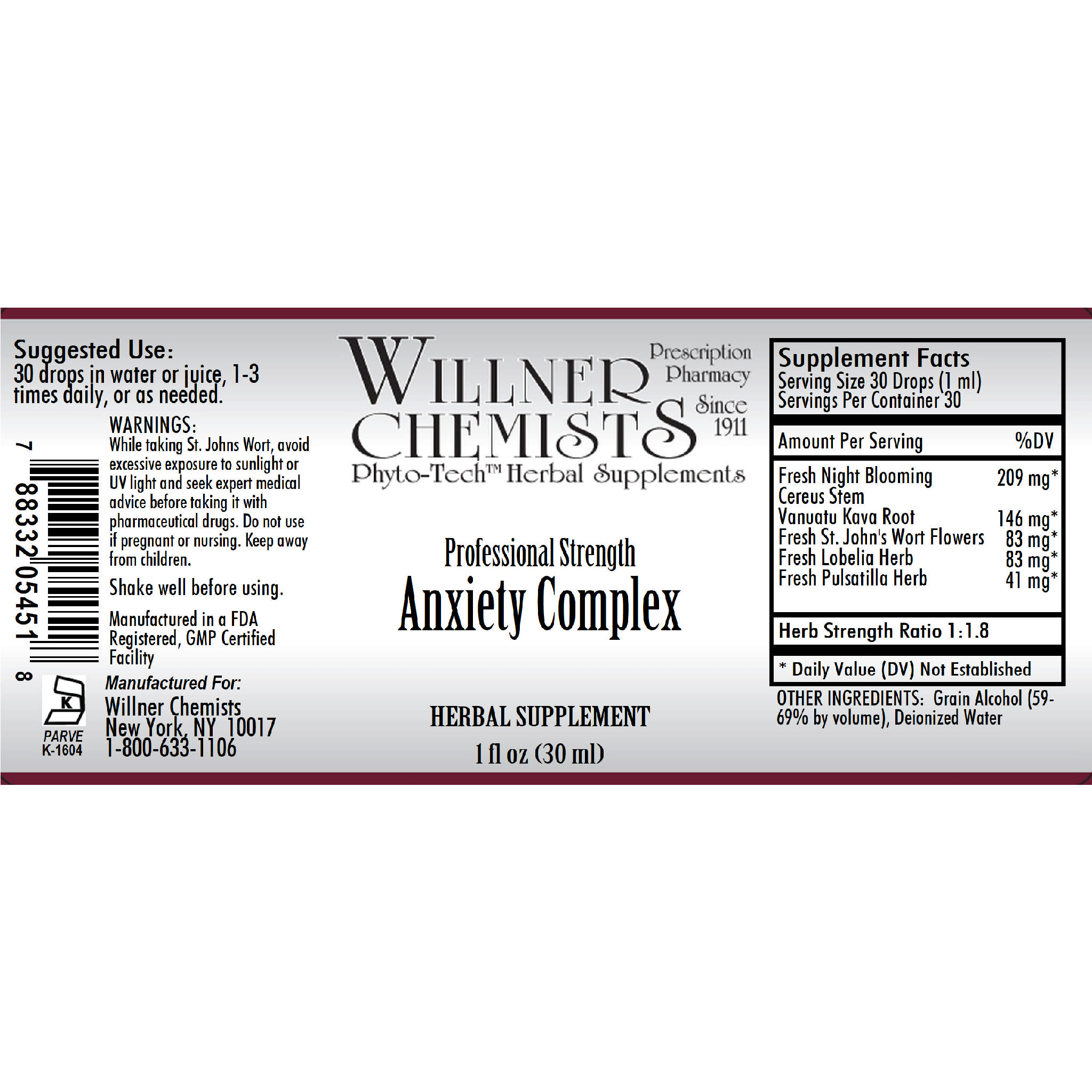 Willner Phyto Tech - Anxiety Complex