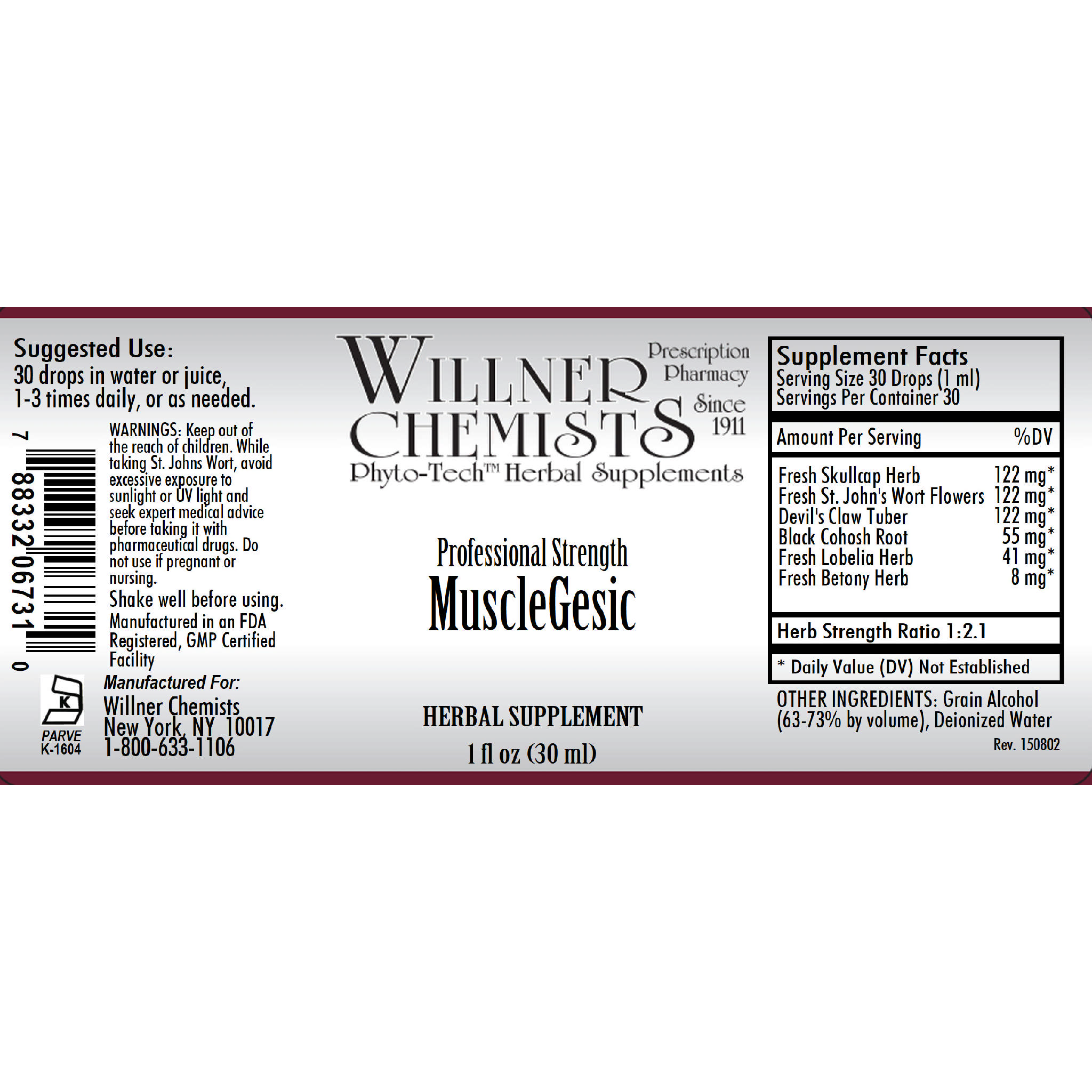 Willner Phyto Tech - Musclegesic