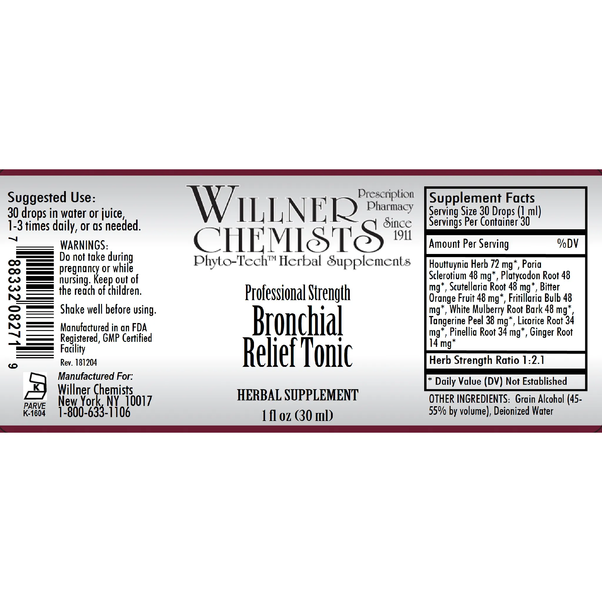 Willner Phyto Tech - Bronchial Relief Cough Complex