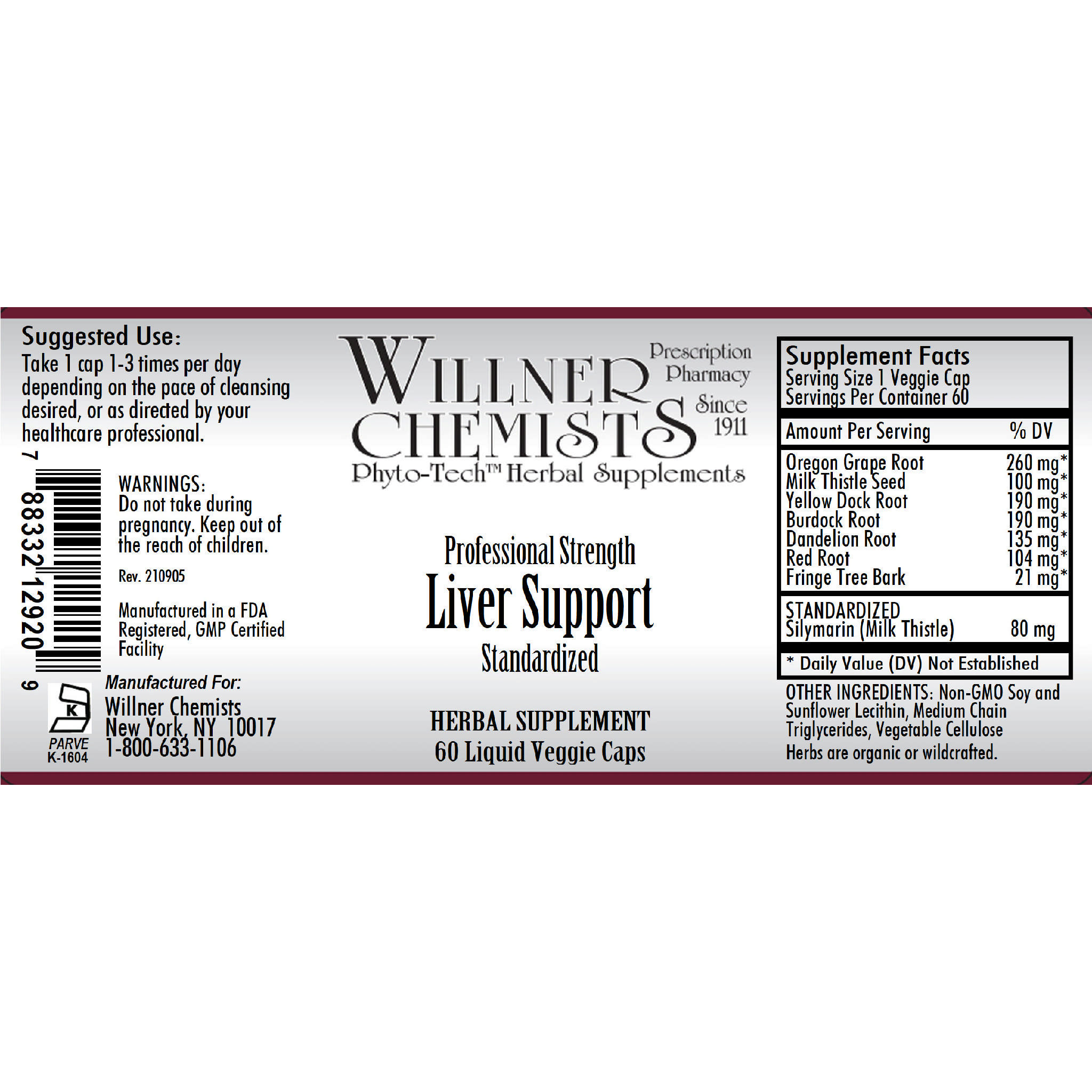 Willner Phyto Tech - Liver Support Stand