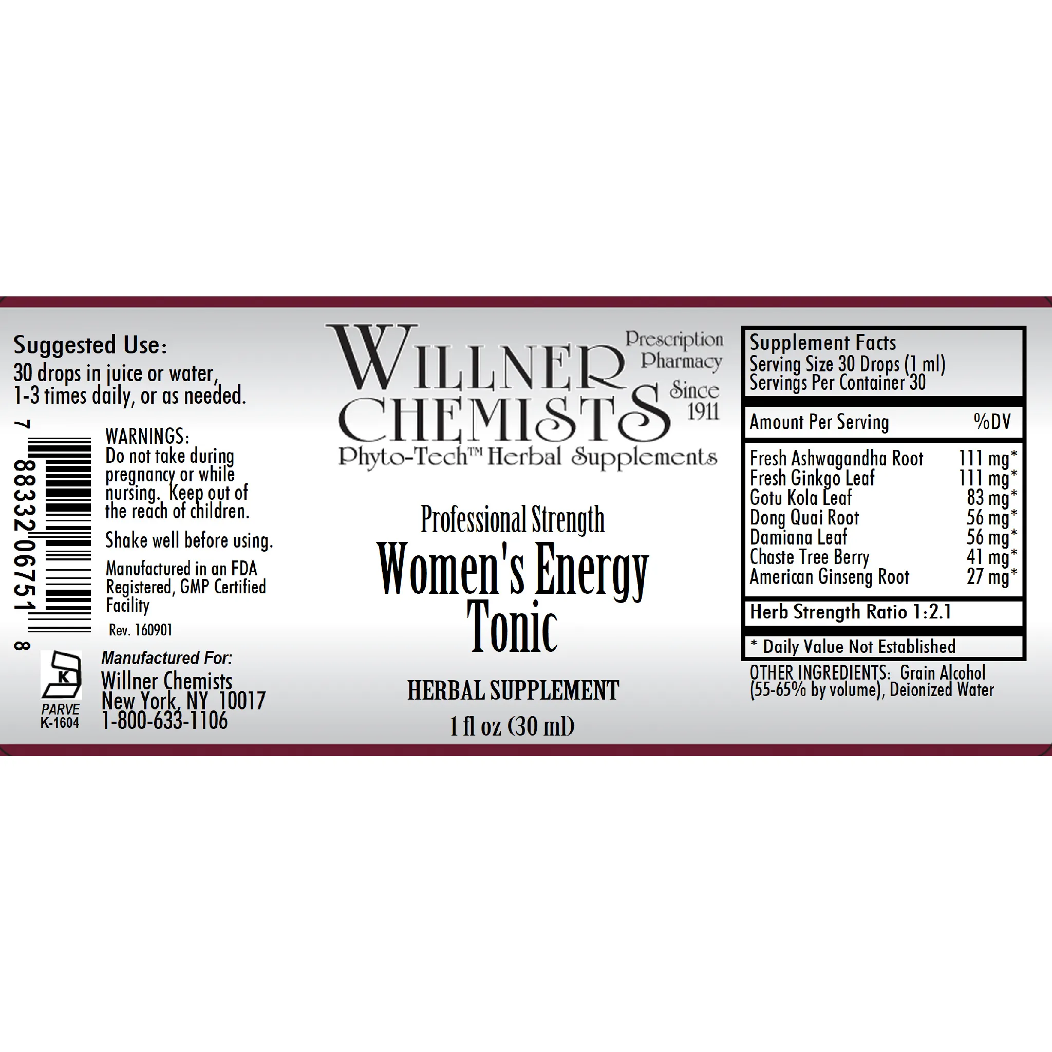 Willner Phyto Tech - Womens Energy Tonic