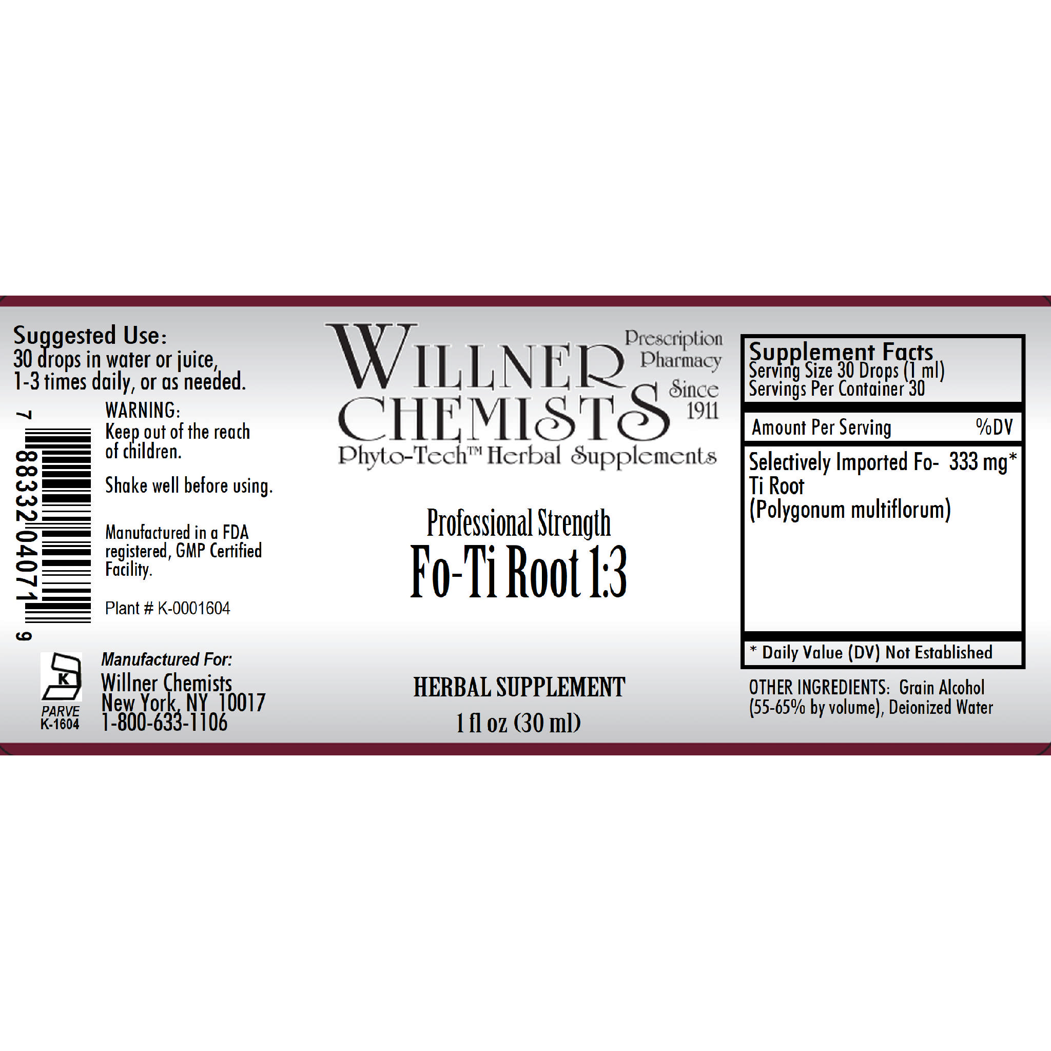 Willner Phyto Tech - Fo Ti Root