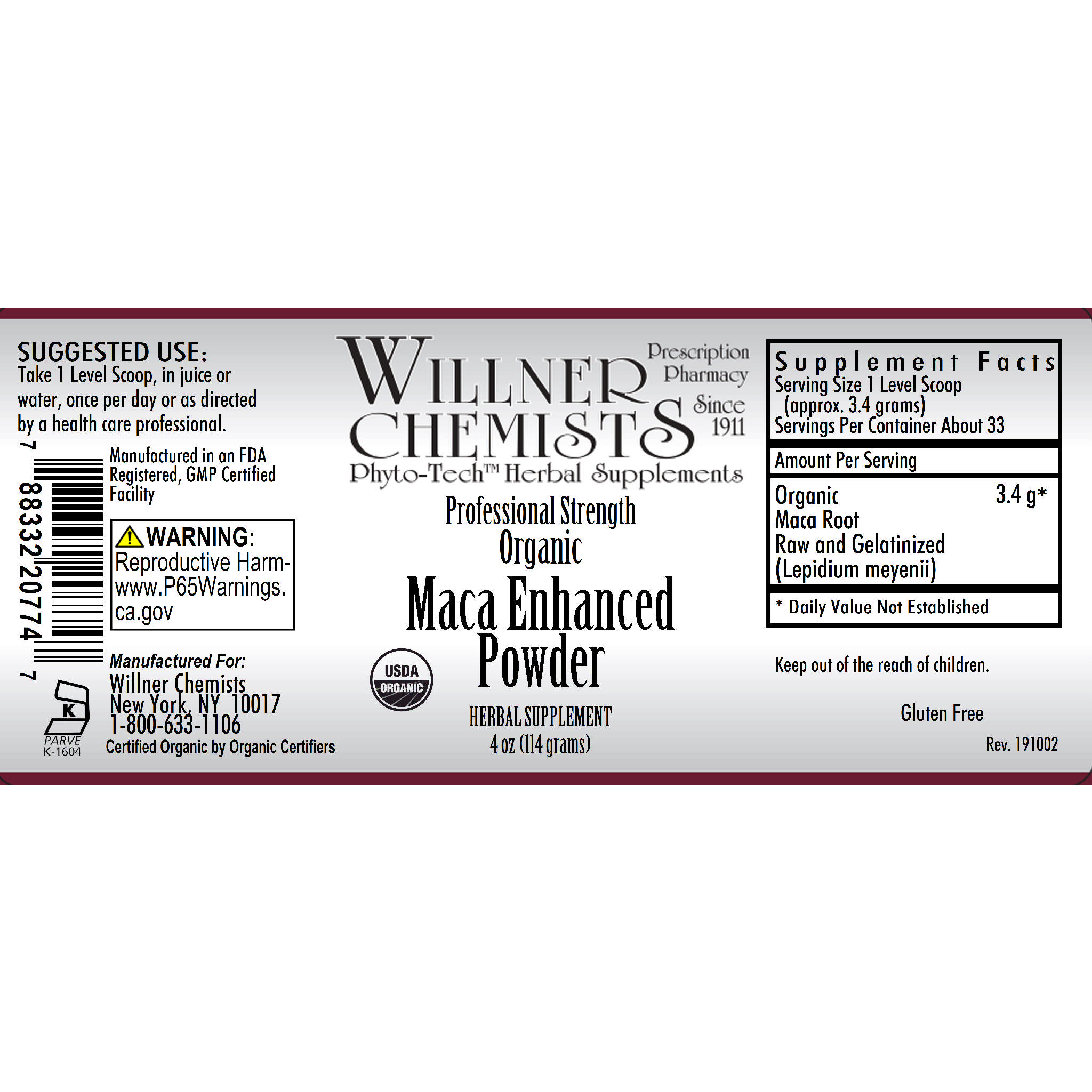 Willner Phyto Tech - Maca Enhanced Powder