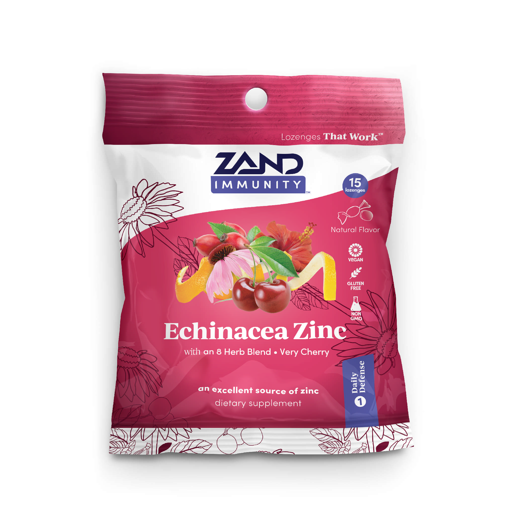 Zand Herbal Formulas - Herbal Lozenges Echin Zn Cher